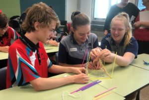 Beakers. Bot. Build activity at Moura State High School